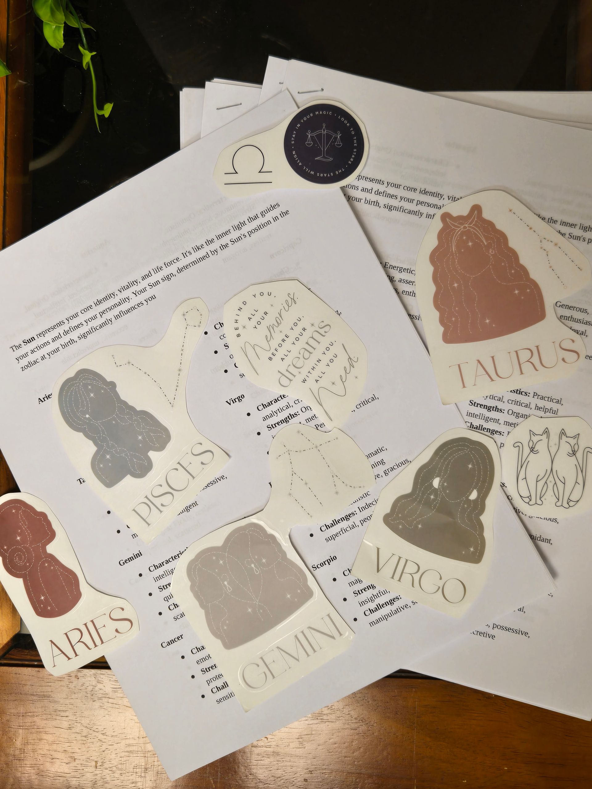 A stack of papers on a table with one that says ' cement ' on it