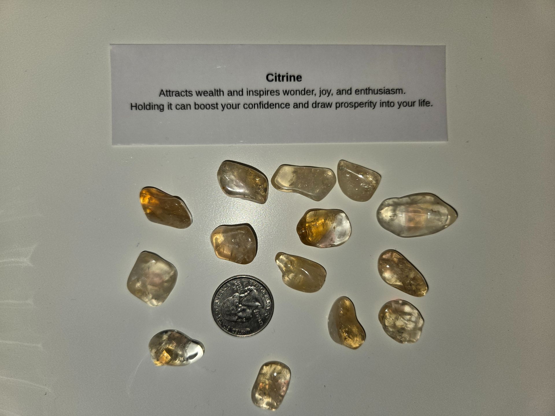A collection of stones with a label that says ' cubic ' on it