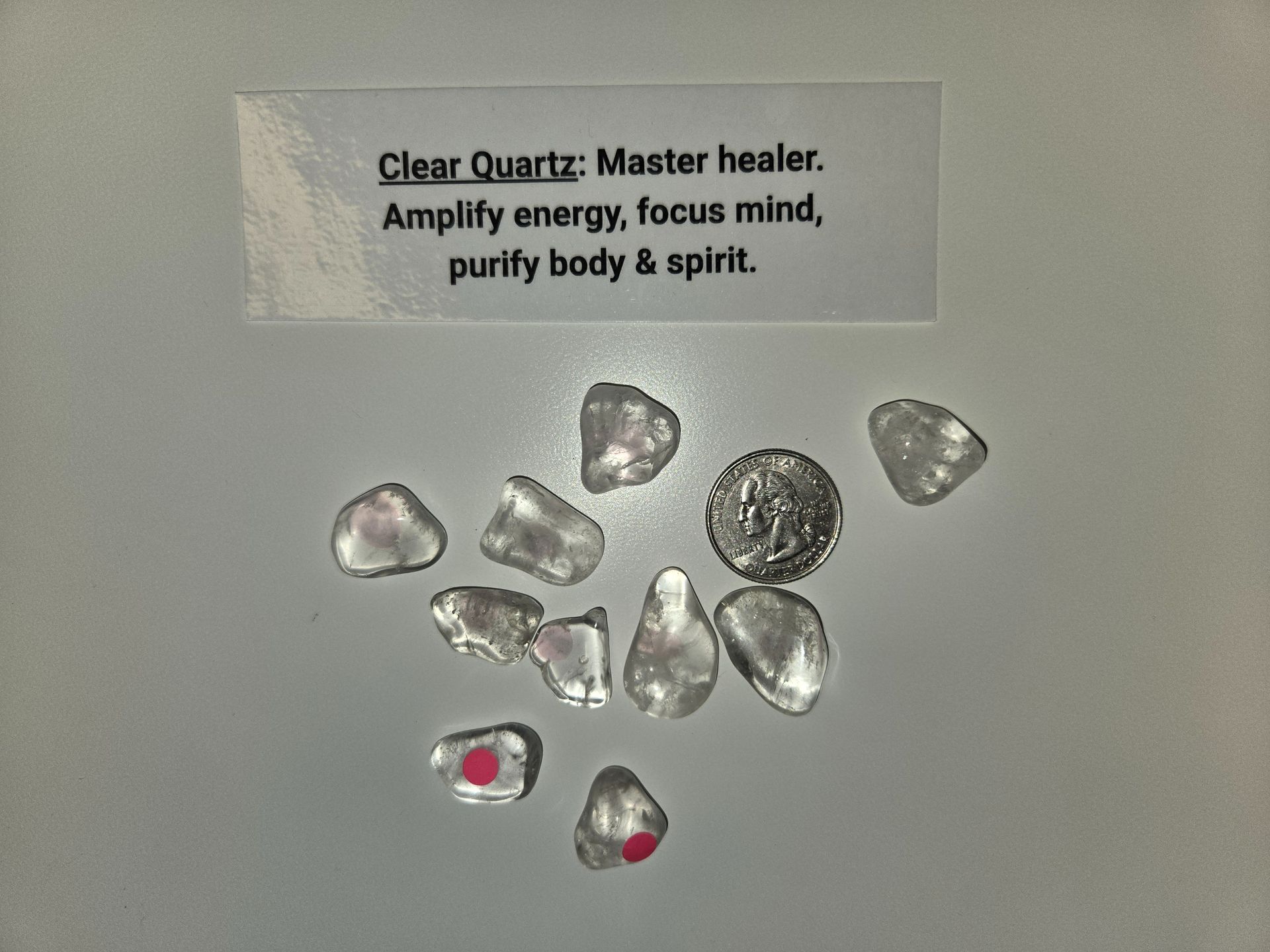 Clear quartz is a master healer that can amplify energy focus mind purify body and spirit