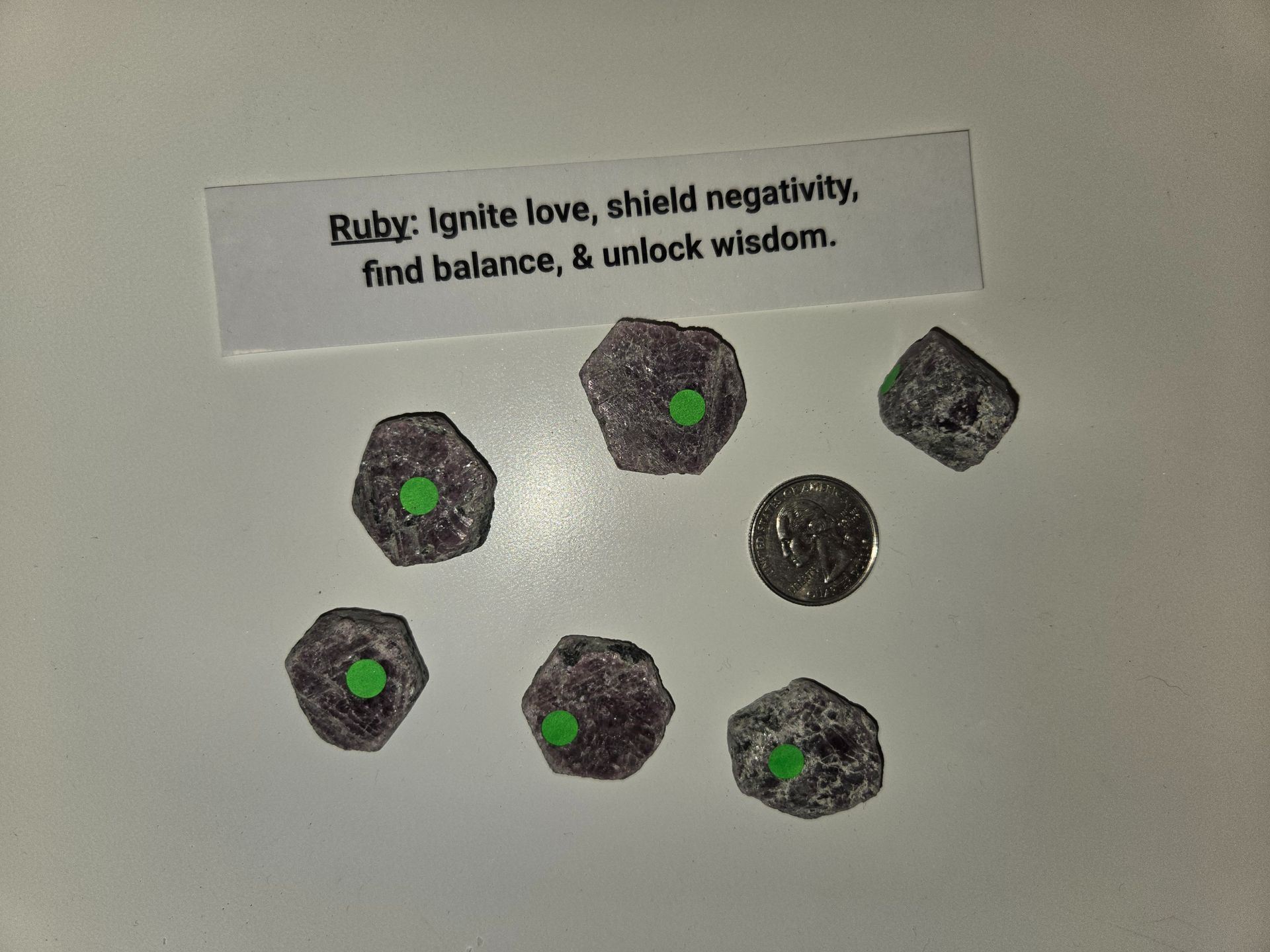 A fortune cookie that says ruby ignite love shield negativity find balance and unlock wisdom