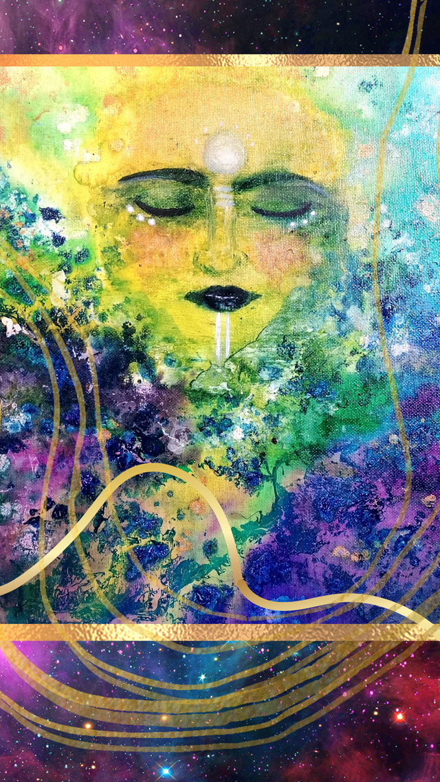 Spiritual Art Akasha Soul Portrait Youonearth