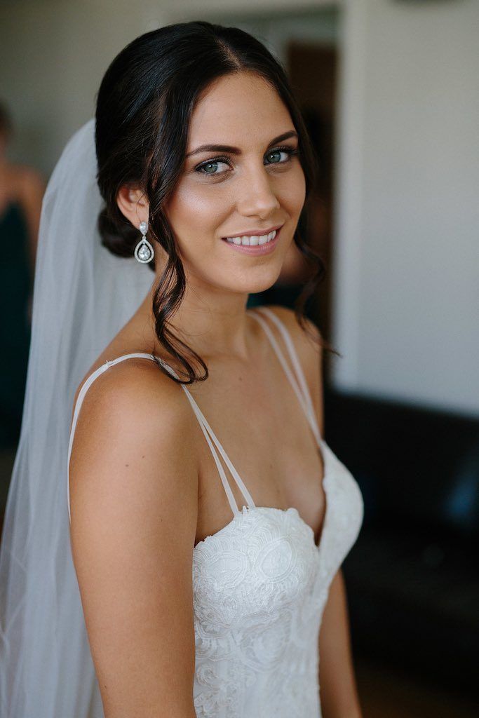 Tina Kristen Wedding - Gold Coast Bridal Hair and Make Up