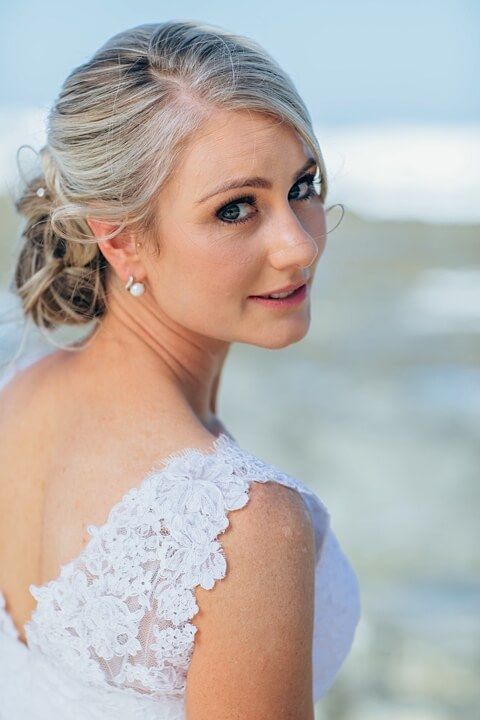 Tina Kristen Wedding - Gold Coast Bridal Hair and Make Up