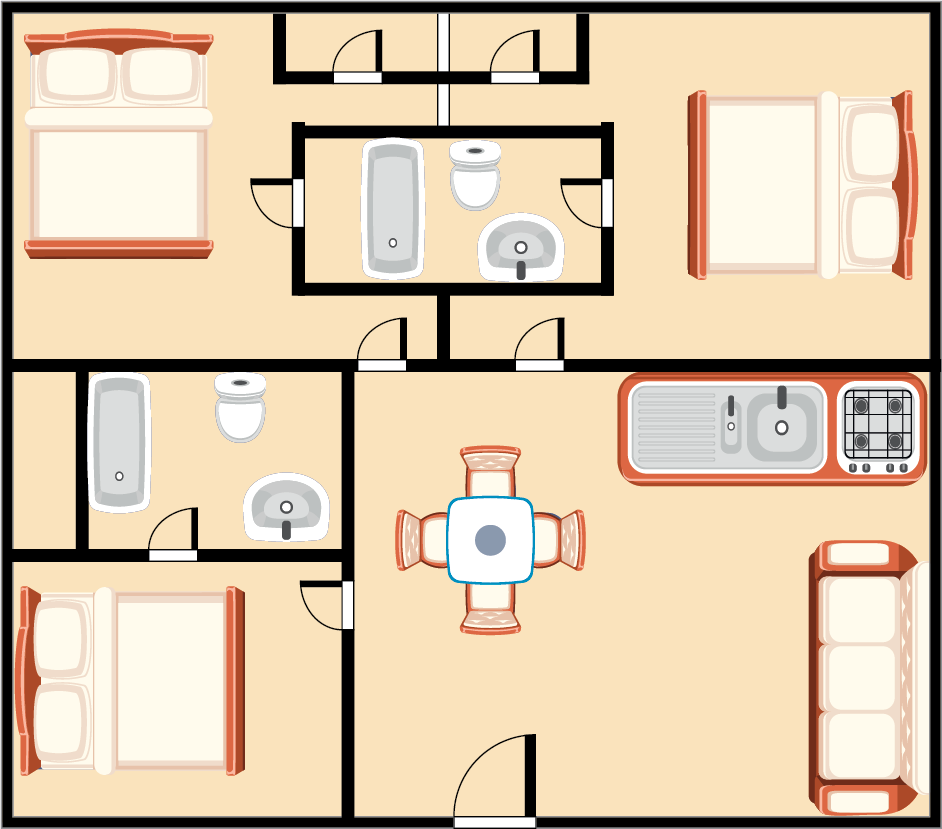 Three Bedroom