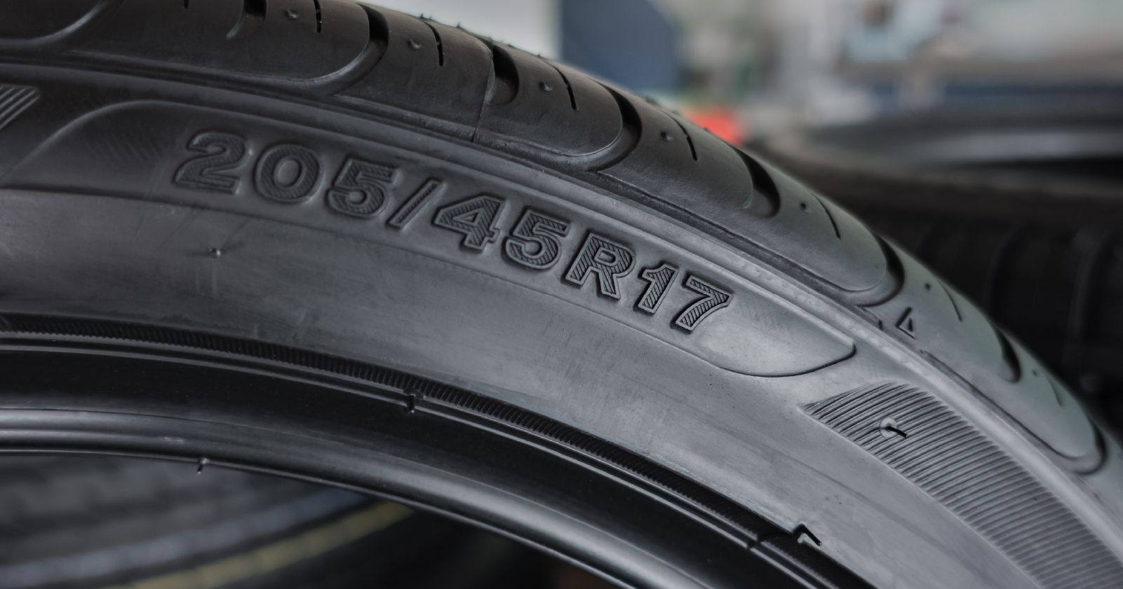 a close up of a tire size to accompany a tire sizing guide article 