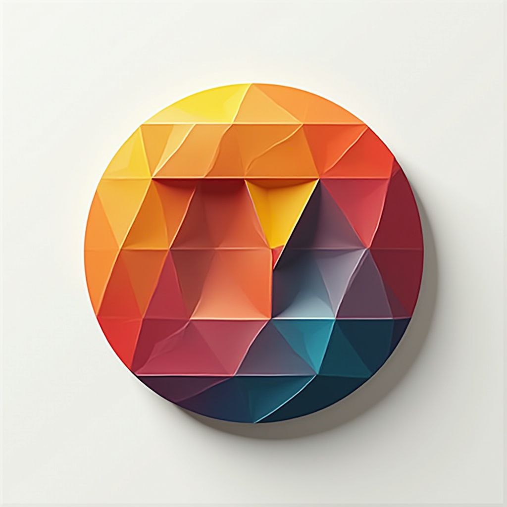 “Abstract circular design with orange-to-blue gradient, symbolizing IT innovation and digital solutions by Reboot IT”