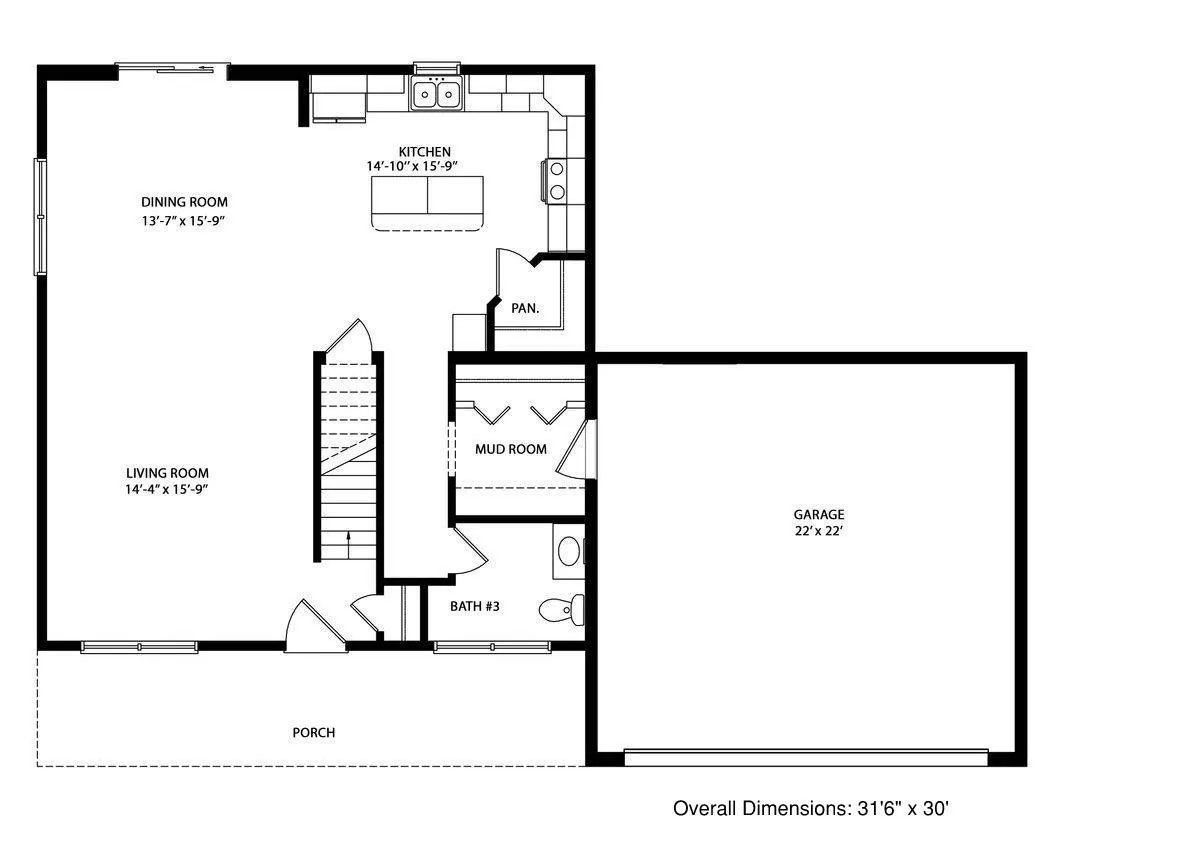 Lily - $379,900 Electric, HVAC & Plumbing included – 2 stories