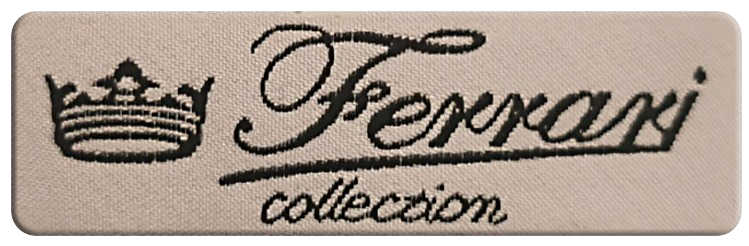 Un logo per la collezione Ferrari con una corona.