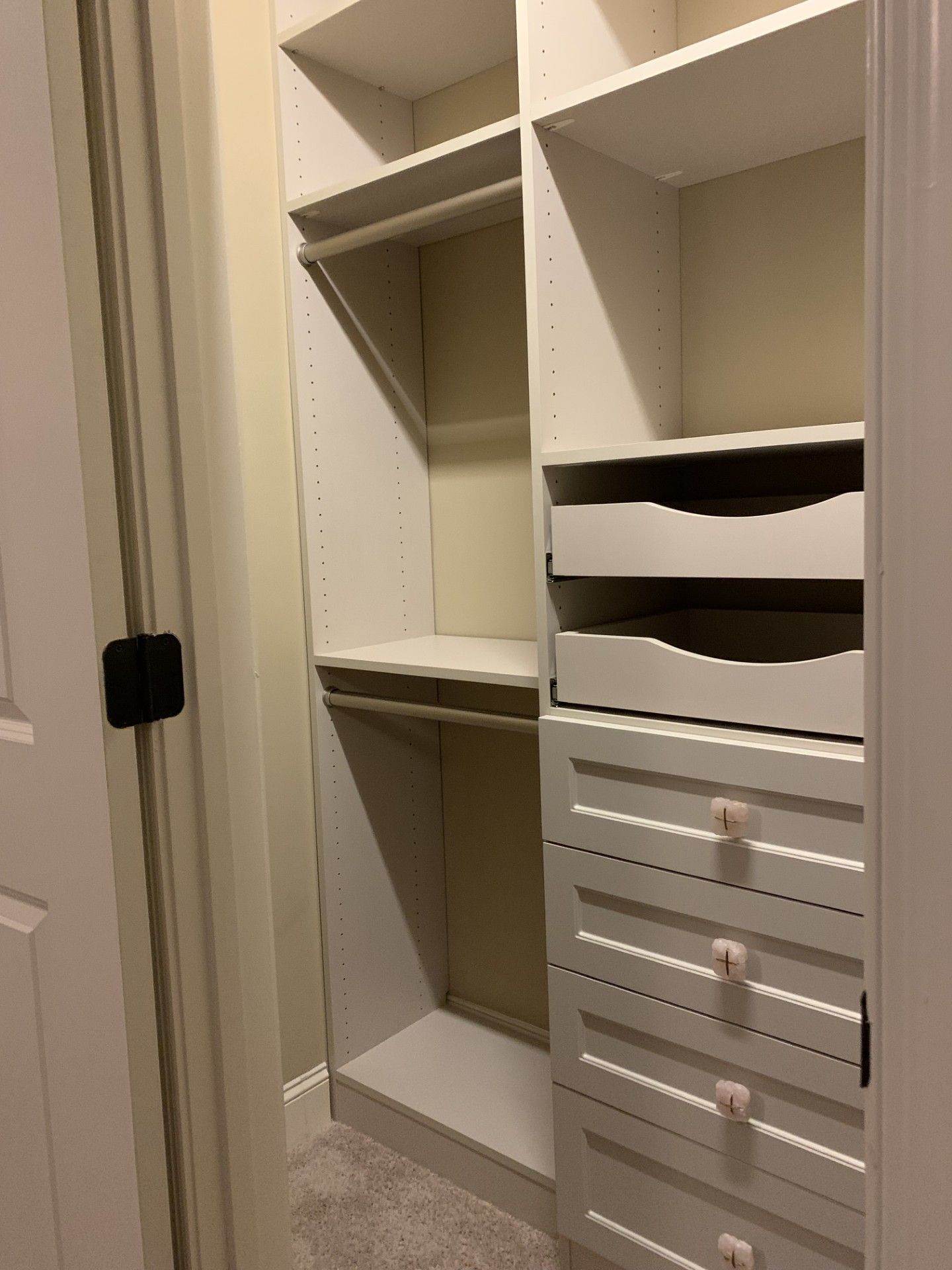 From shelving and drawers to clothing and valet rods, belt and tie racks - we have everything you need to get organized!