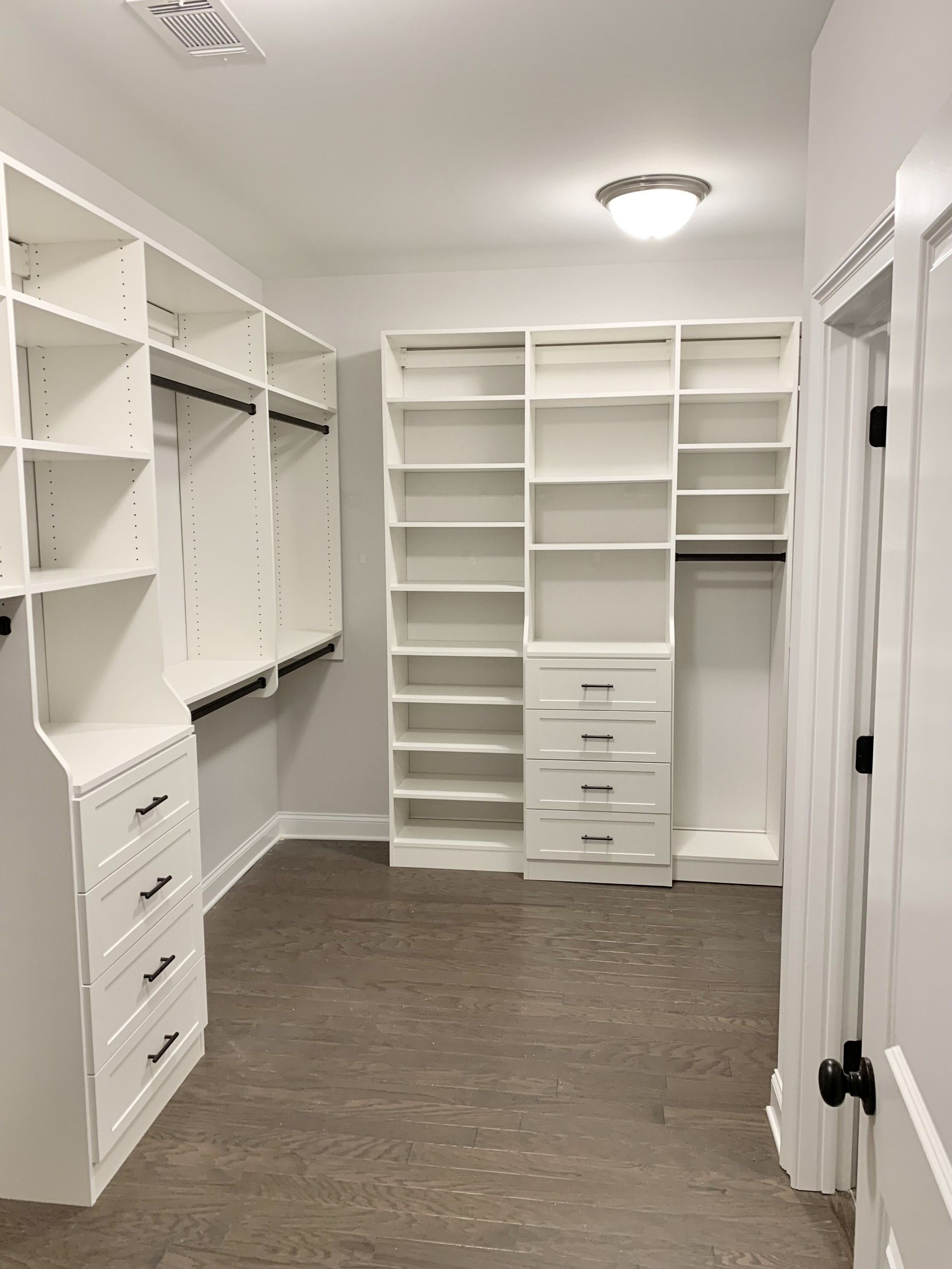 Even the hanging rods have specific roles and can be customized for fit and finish!