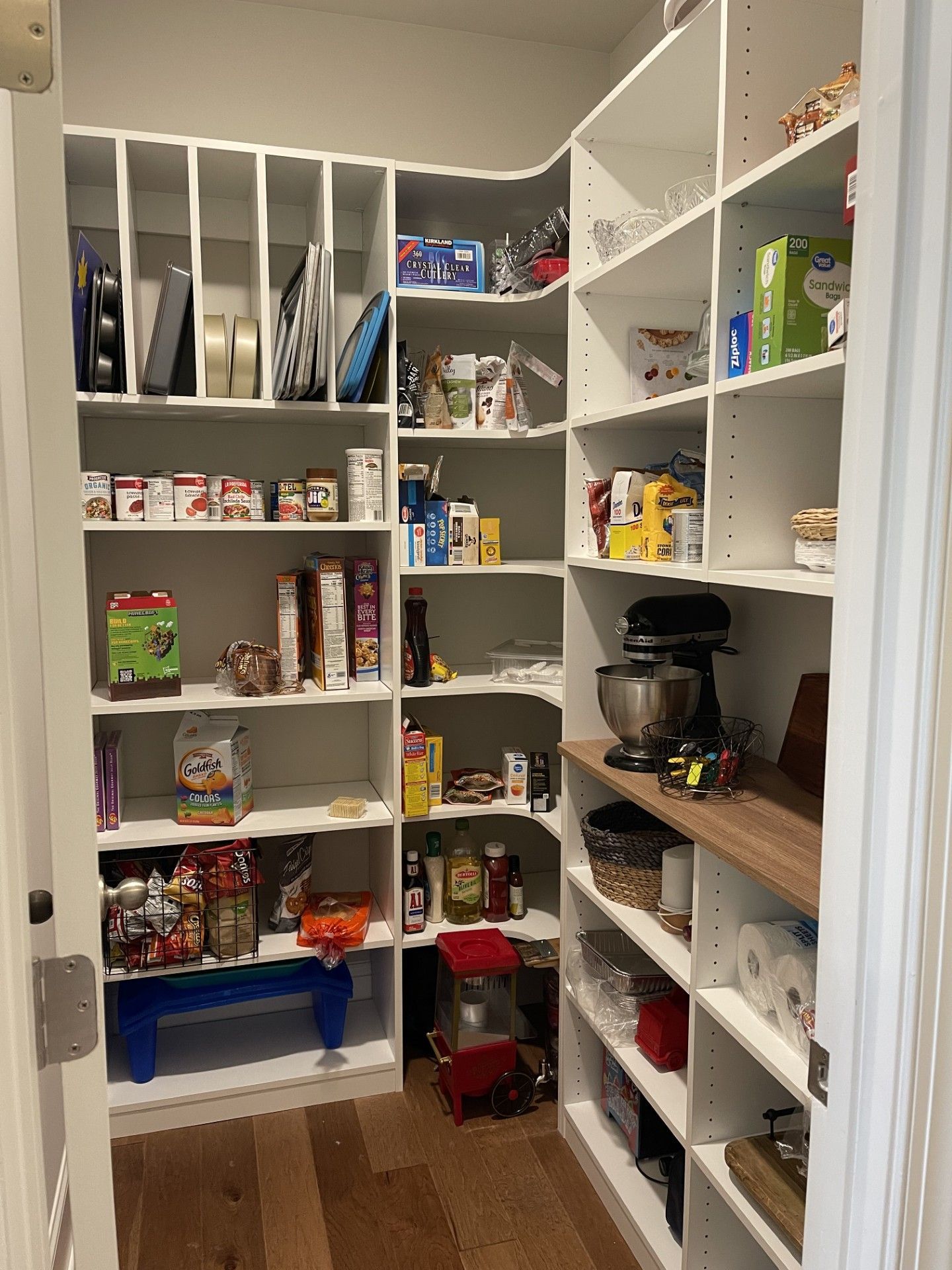 Custom pantry solutions greatly expand your kitchen's storage efficiency!