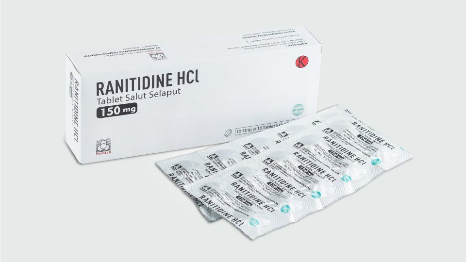 Obat hufadine ranitidine hcl 150 mg
