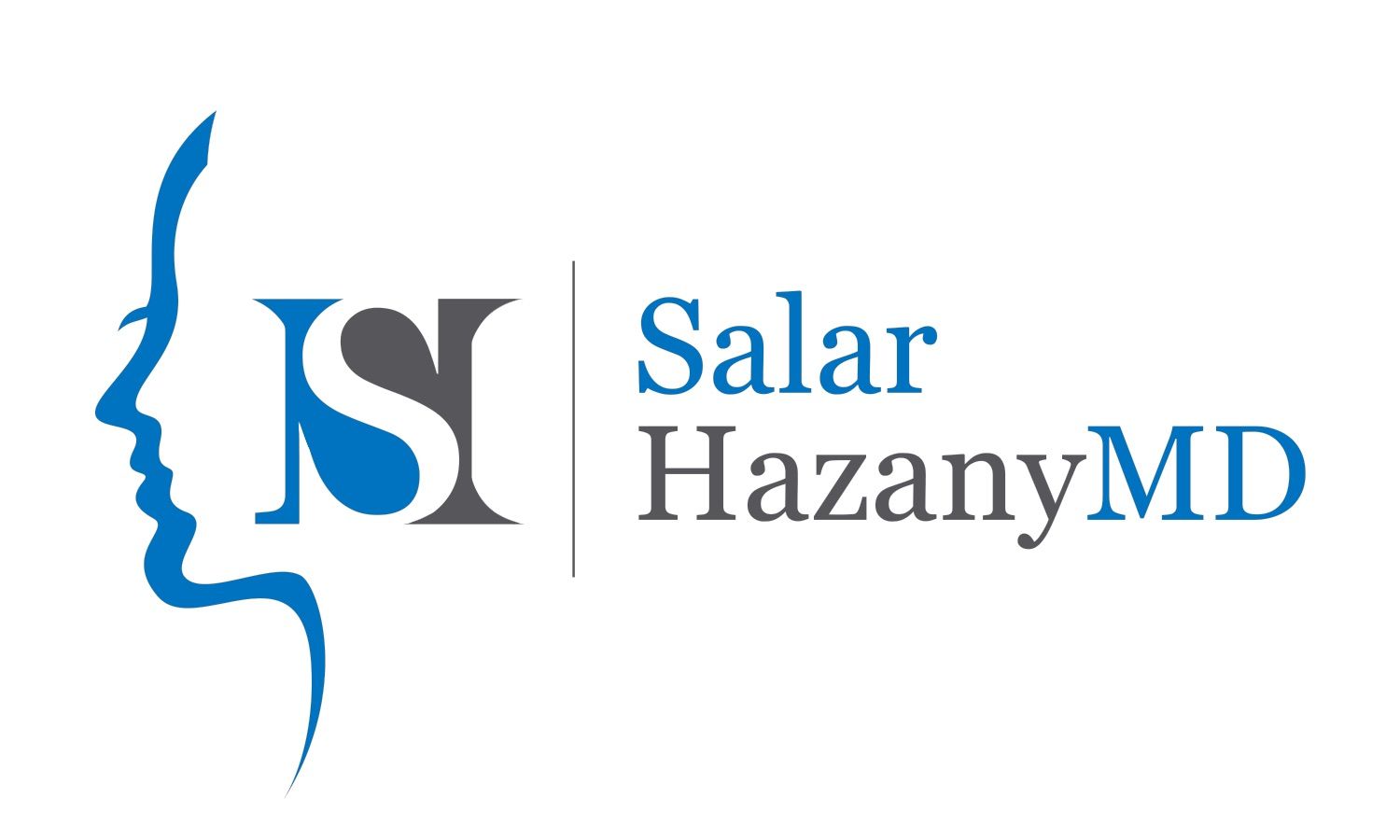 A logo for a doctor named salar hazany md