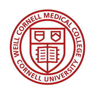 The logo for cornell medical college has a shield on it
