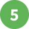 Green circle with the number 5 in white.