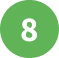 Green circle with the number 8 in white.