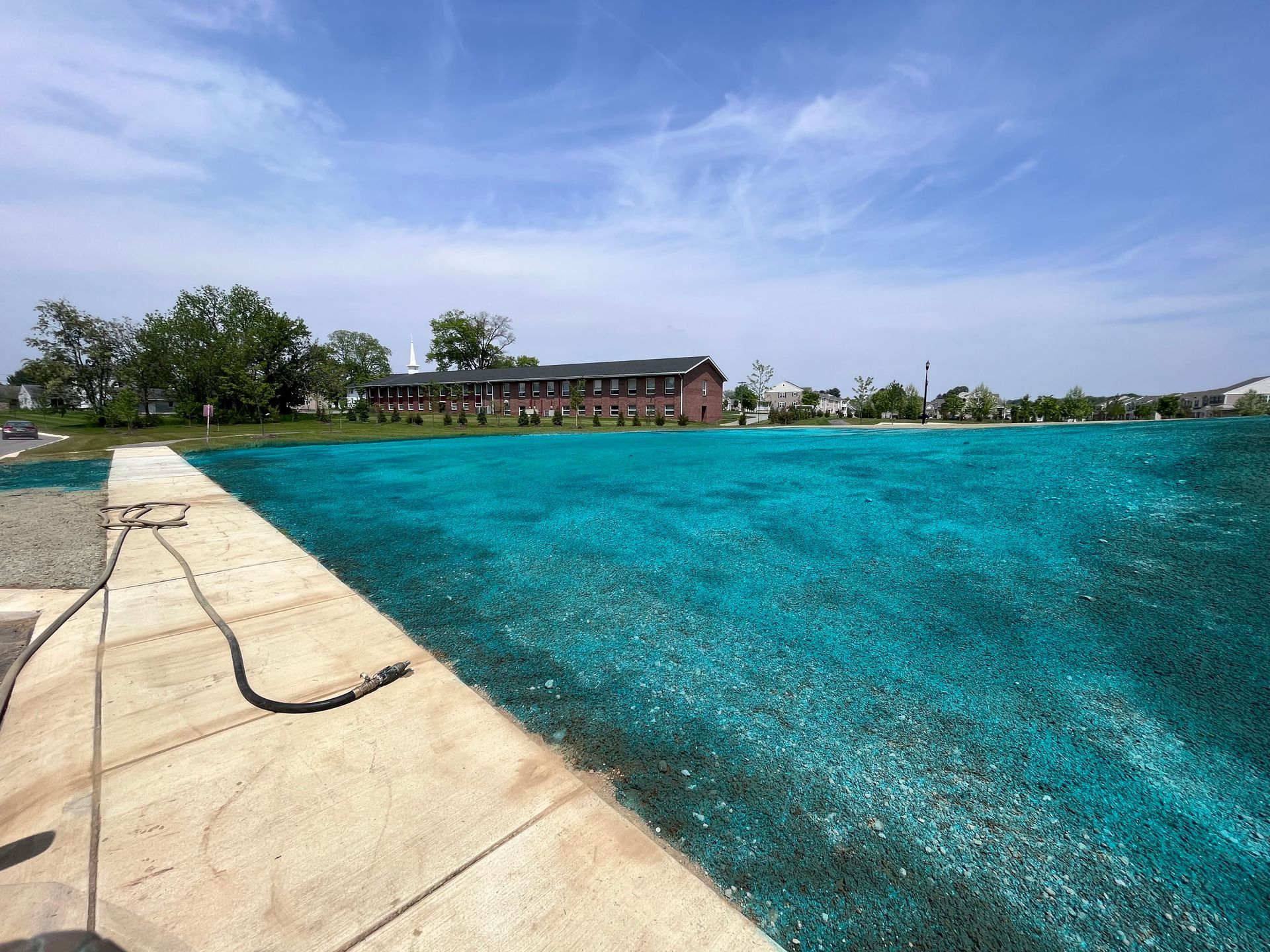 hydroseed example installed by complete property solutions of Lancaster PA
