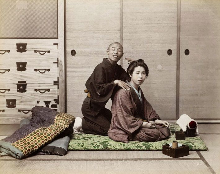 history of futon in Japan