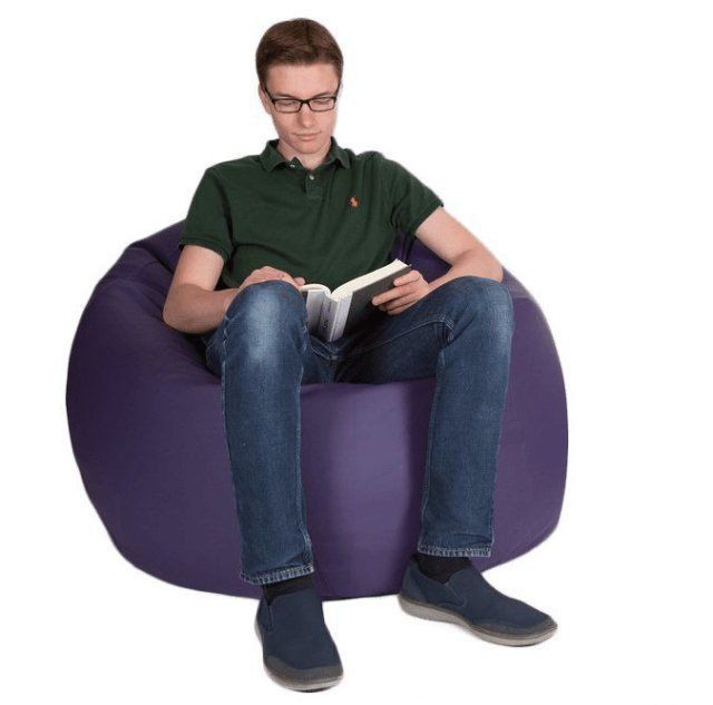 purple bean bag chair comfortable king size