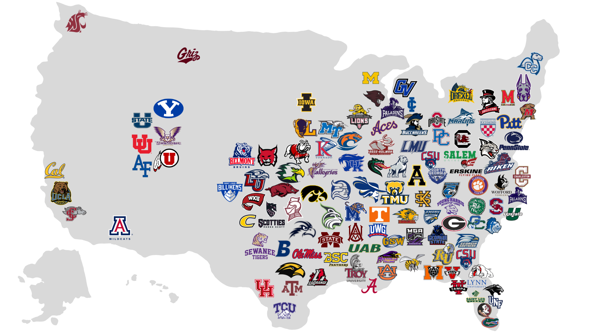 Colleges attending United Futbol Academy College Experience ID Camp