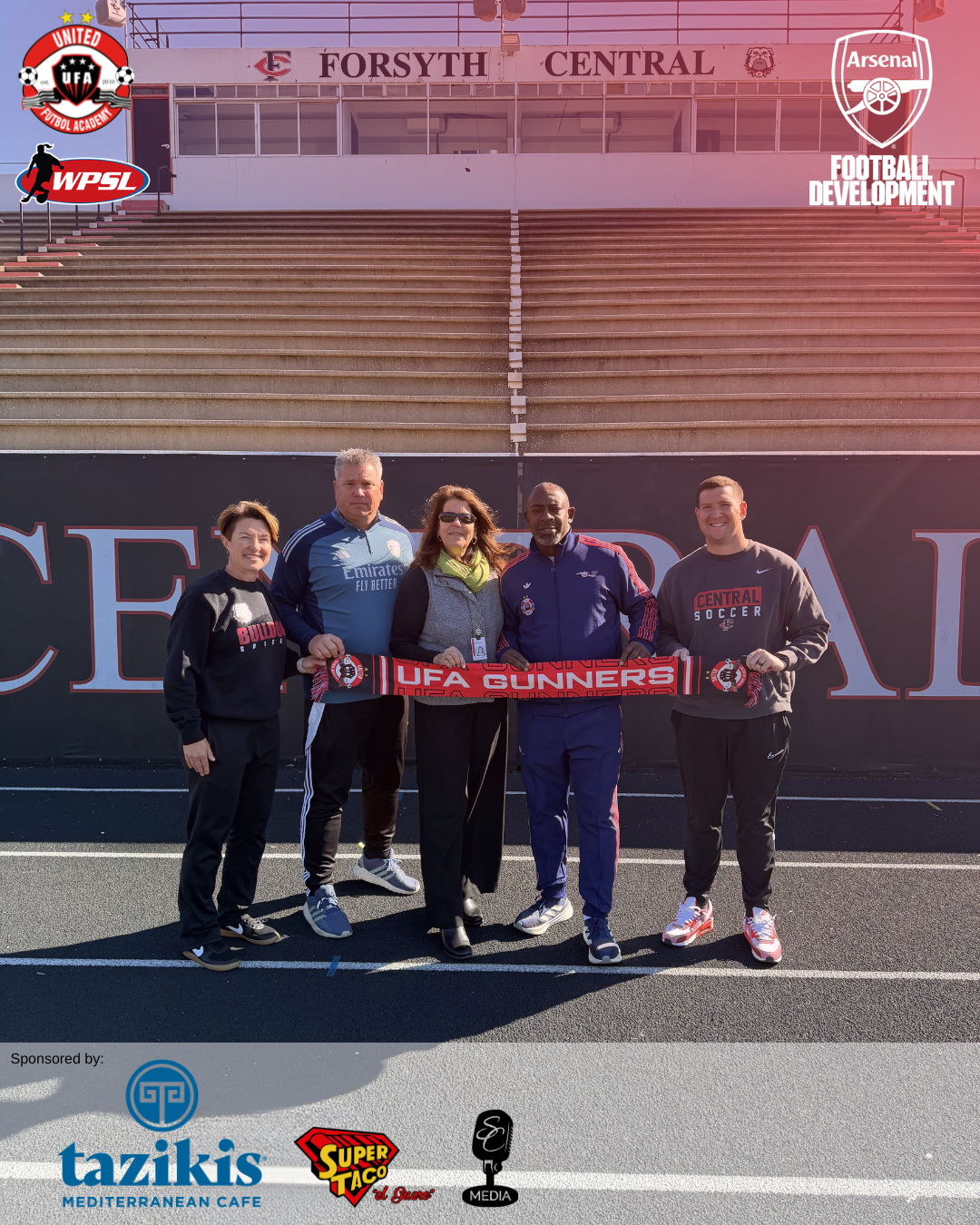 UFA Gunners home game schedule