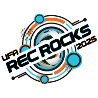 Logo for UFA Rec Rocks tournament