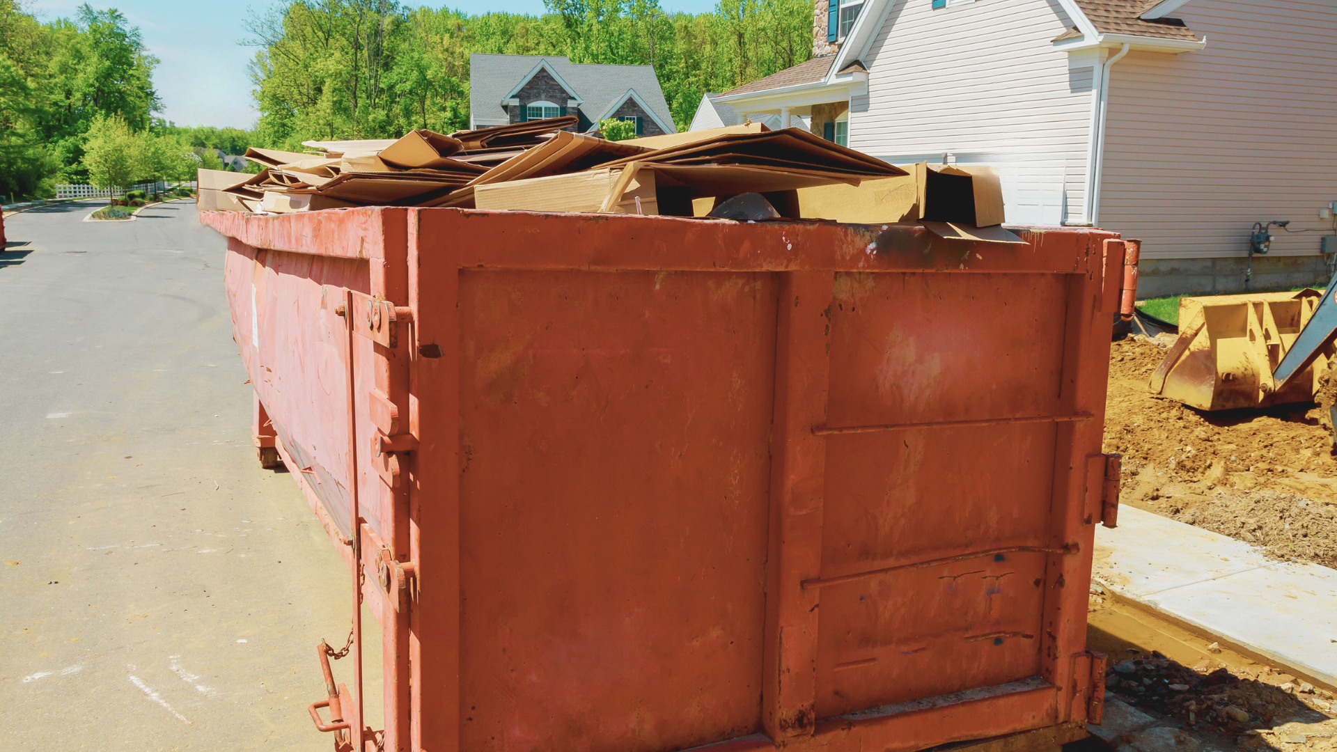 skip bins sunshine coast full of scraps