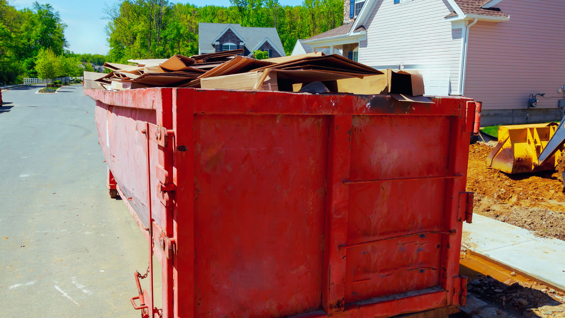 skip bins full of scraps