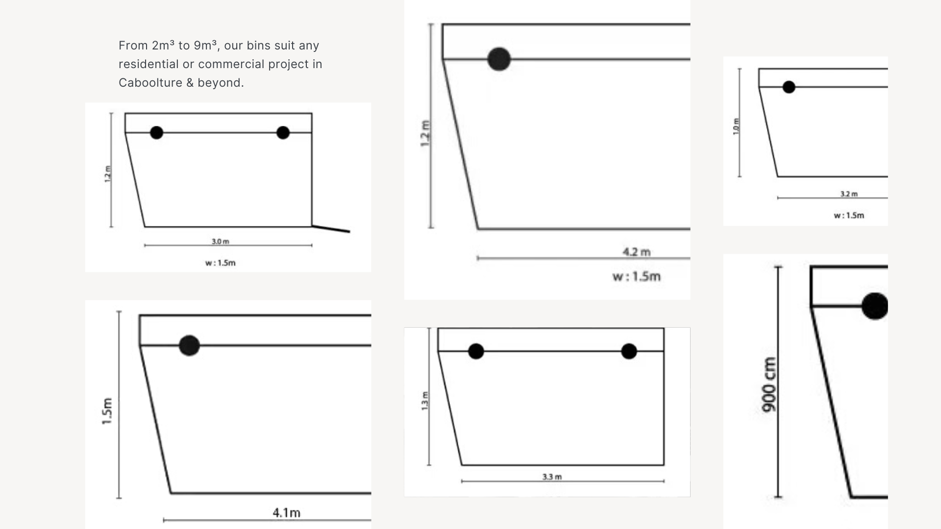 dumpit bin sizes for commercial or residential skip bins project