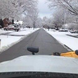 Road Covered with Snow – Louisville, KY – Wayne's Lawn Service