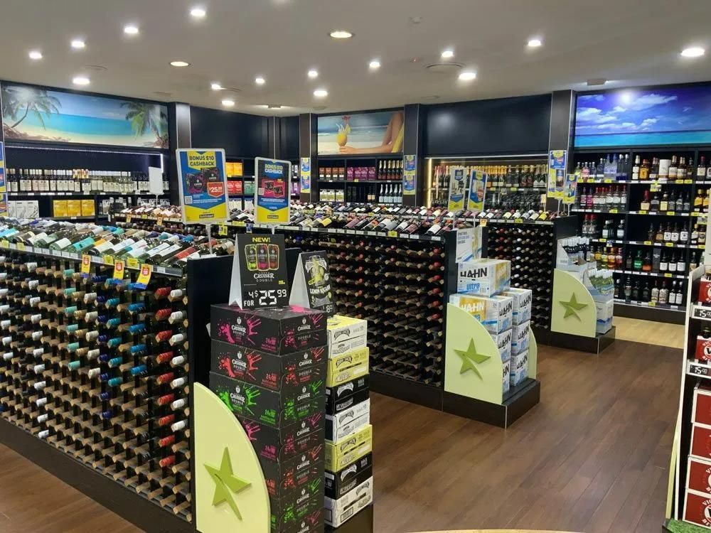 A Liquor Store Filled With Lots of Bottles of Wine and Beer — Capricorn Tavern in Taranganba, QLD