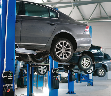 A Few Lifted Cars in Exclusive Collision And Customs in Houston, TX