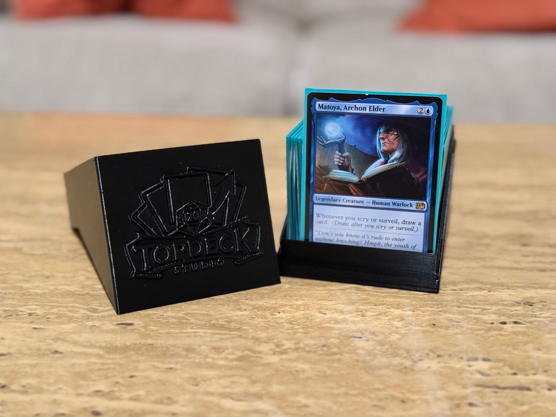 3D Printed Commander Deck Box – 100+ Double Sleeved Cards