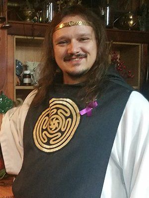 Dusty Dione, High Priest of the Mother Church Coven in Index, WA., and Archpriest of the ATC, Intl.