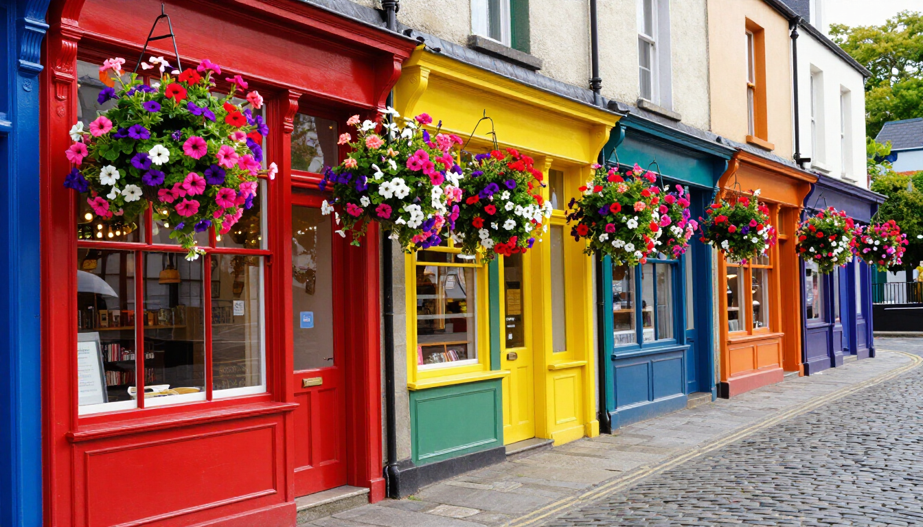 Colorful Kinsale Harbour