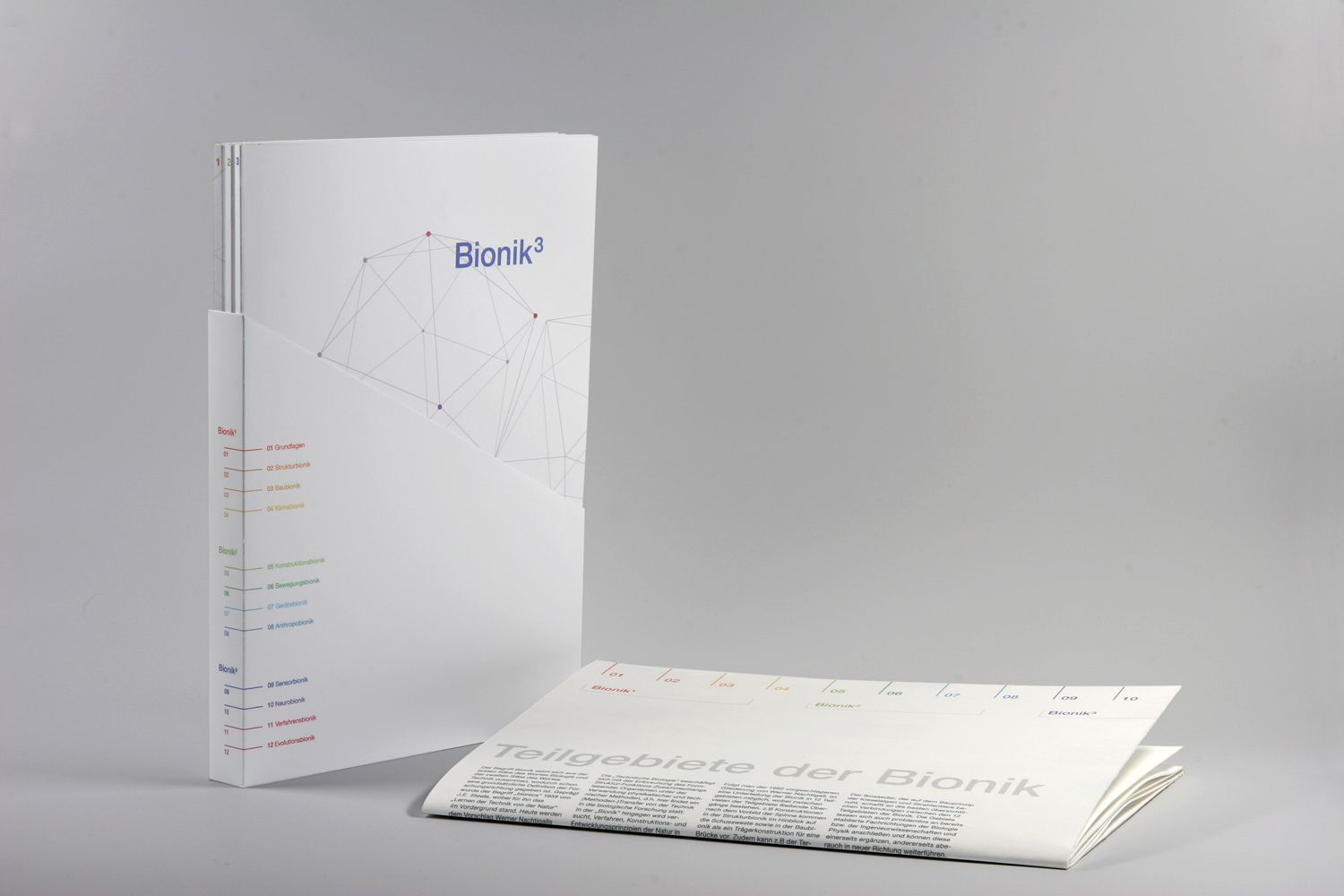 Lernmaterial-Paket: Schuber mit 3 Heften und einem Plakat über Bionik.