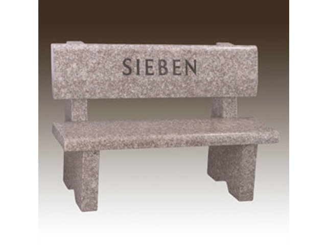 Rose Granite Bench