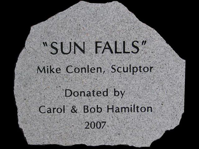 Natural Rocklin Granite Plaque