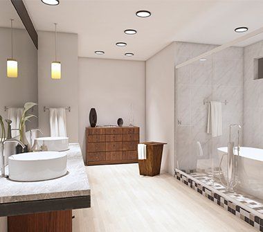 Modern Bathroom — Columbus, OH — Accurate Plumbing