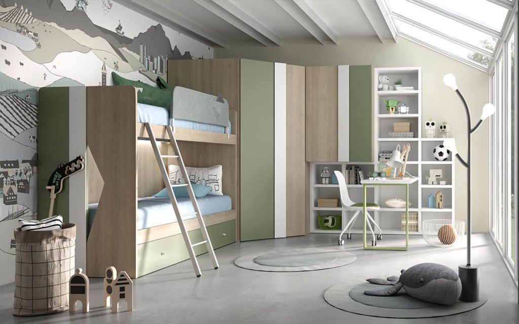 cameretta letto a castello