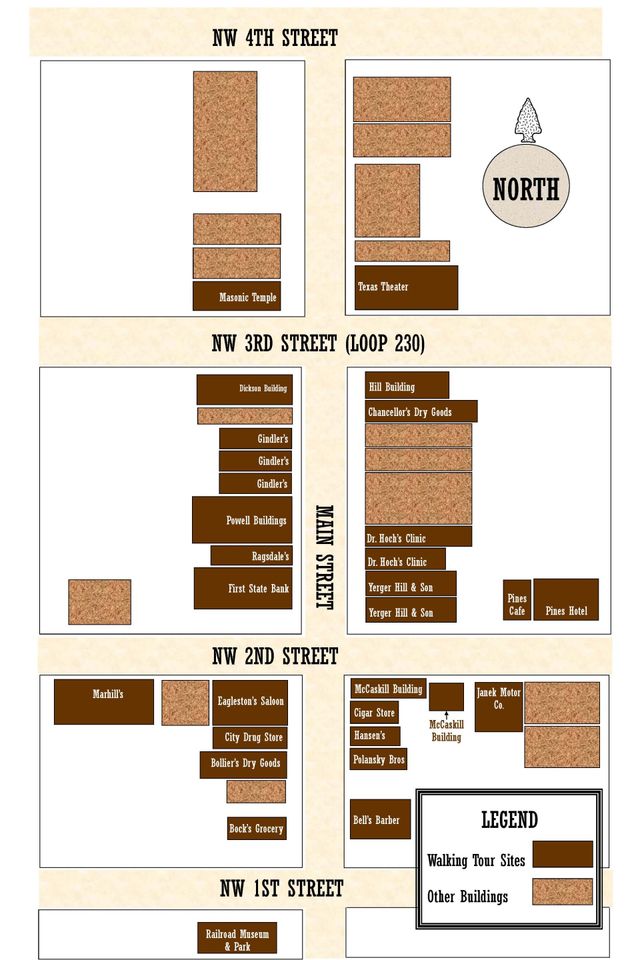 Historic Walking Tour of Downtown Smithville Texas