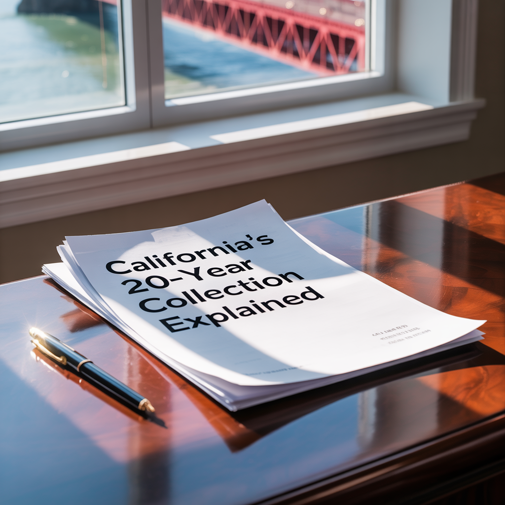 A book titled california 's 20 year collection explained