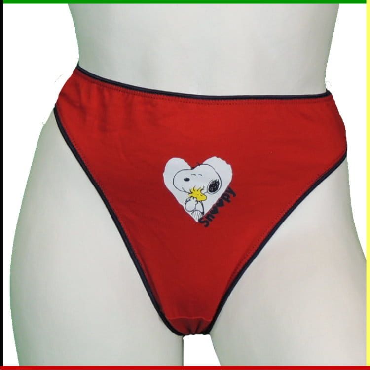 String: Peanuts - rood