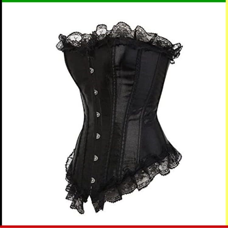 Chique Lace Bustier: Boom Yin Glam - met  string