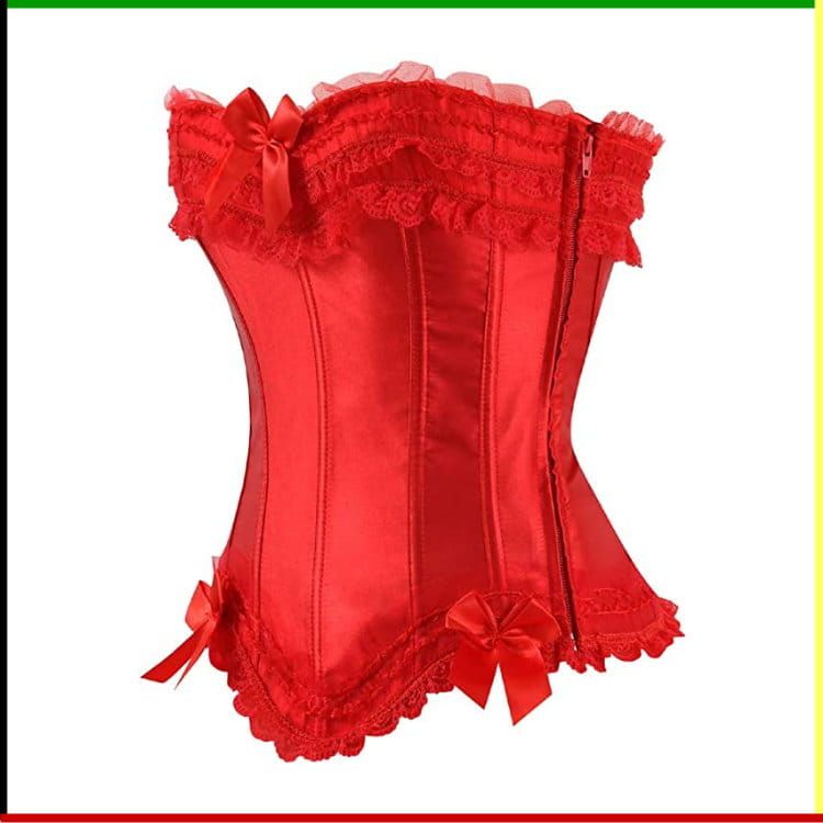 French Lace Bustier: Boom Yin Glam - met  string