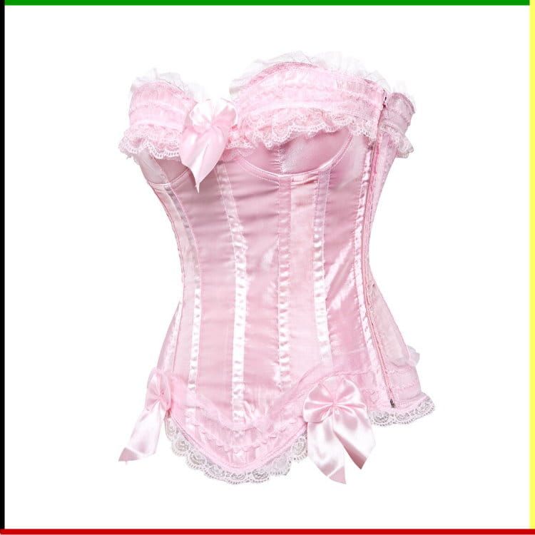 French Lace Bustier: Boom Yin Glam - met  string (5)