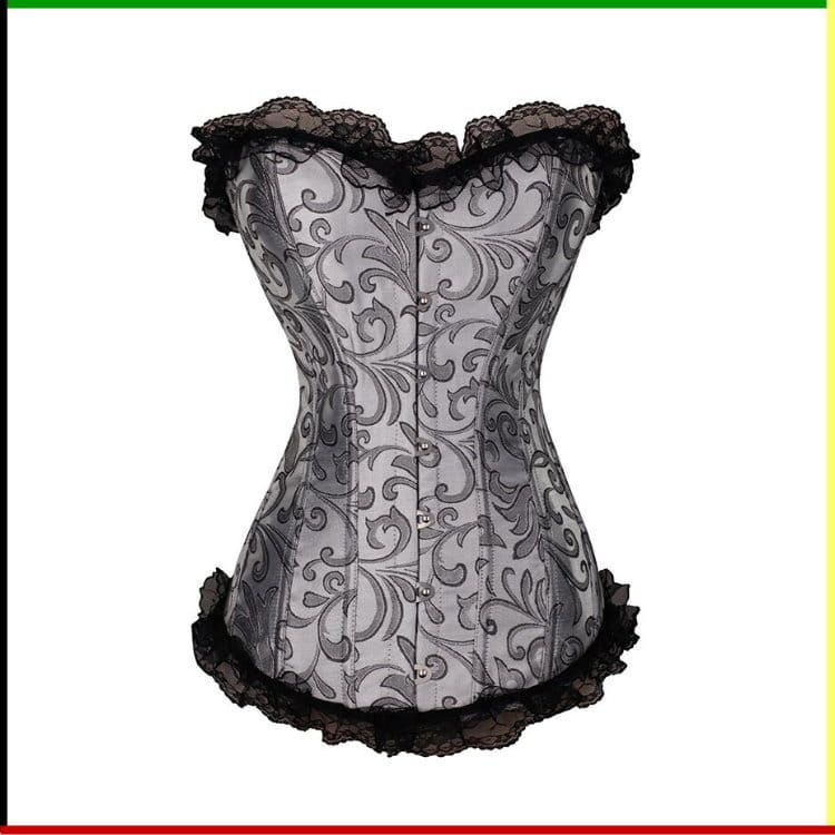 Victorian Bustier: Boom Yin Glam - met  zwarte veter