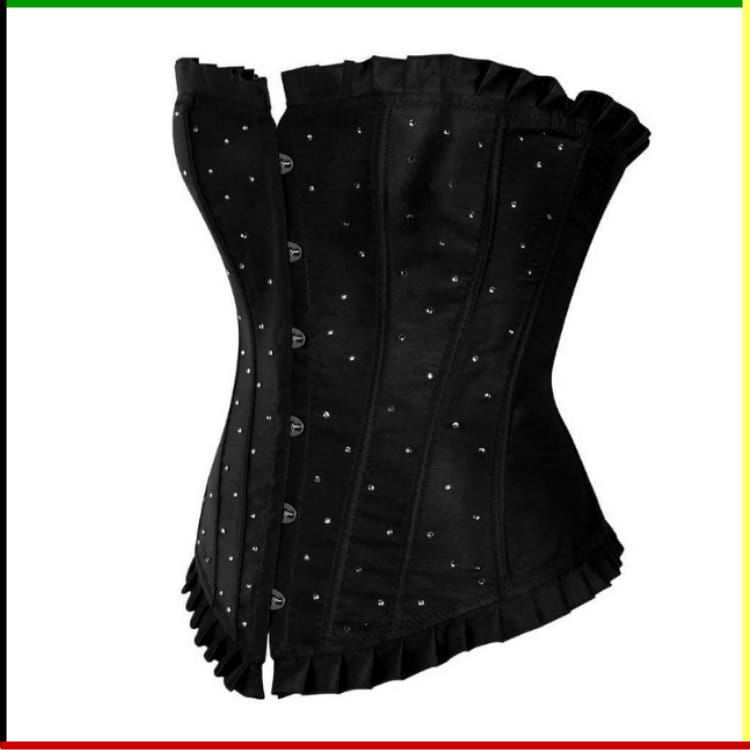 Chique Bustier: Boom Yin Glam - met steentjes en bijpassende string (2)