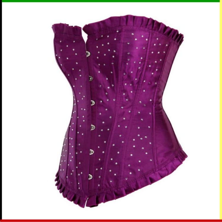Chique Bustier: Boom Yin Glam - met steentjes en bijpassende string (1)