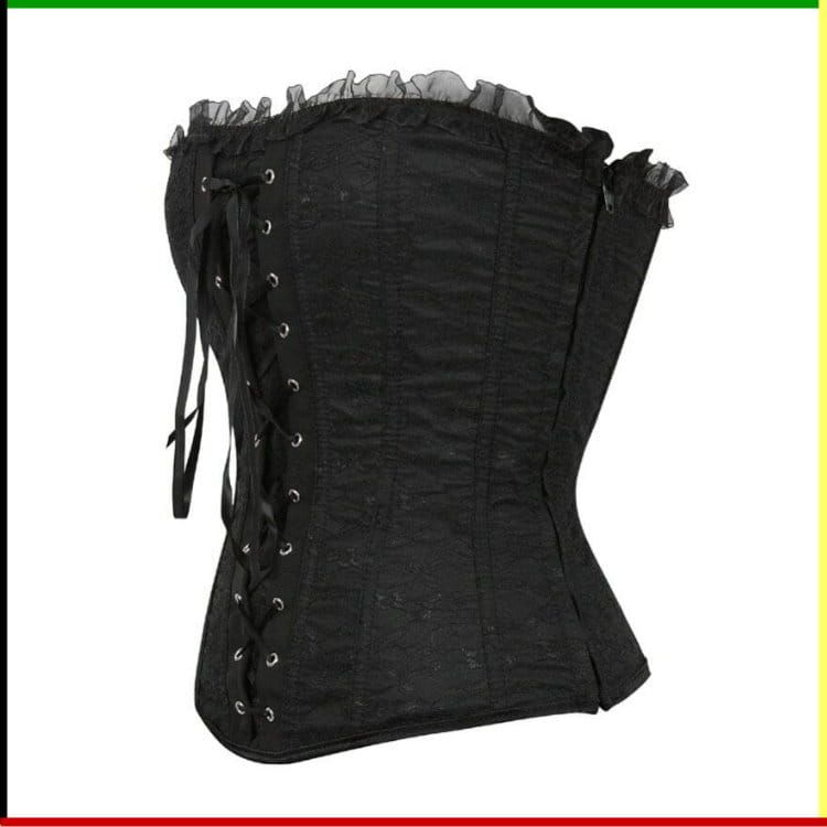 Brocade Lace Bustier: Boom Yin Glam - met  bijpassende string